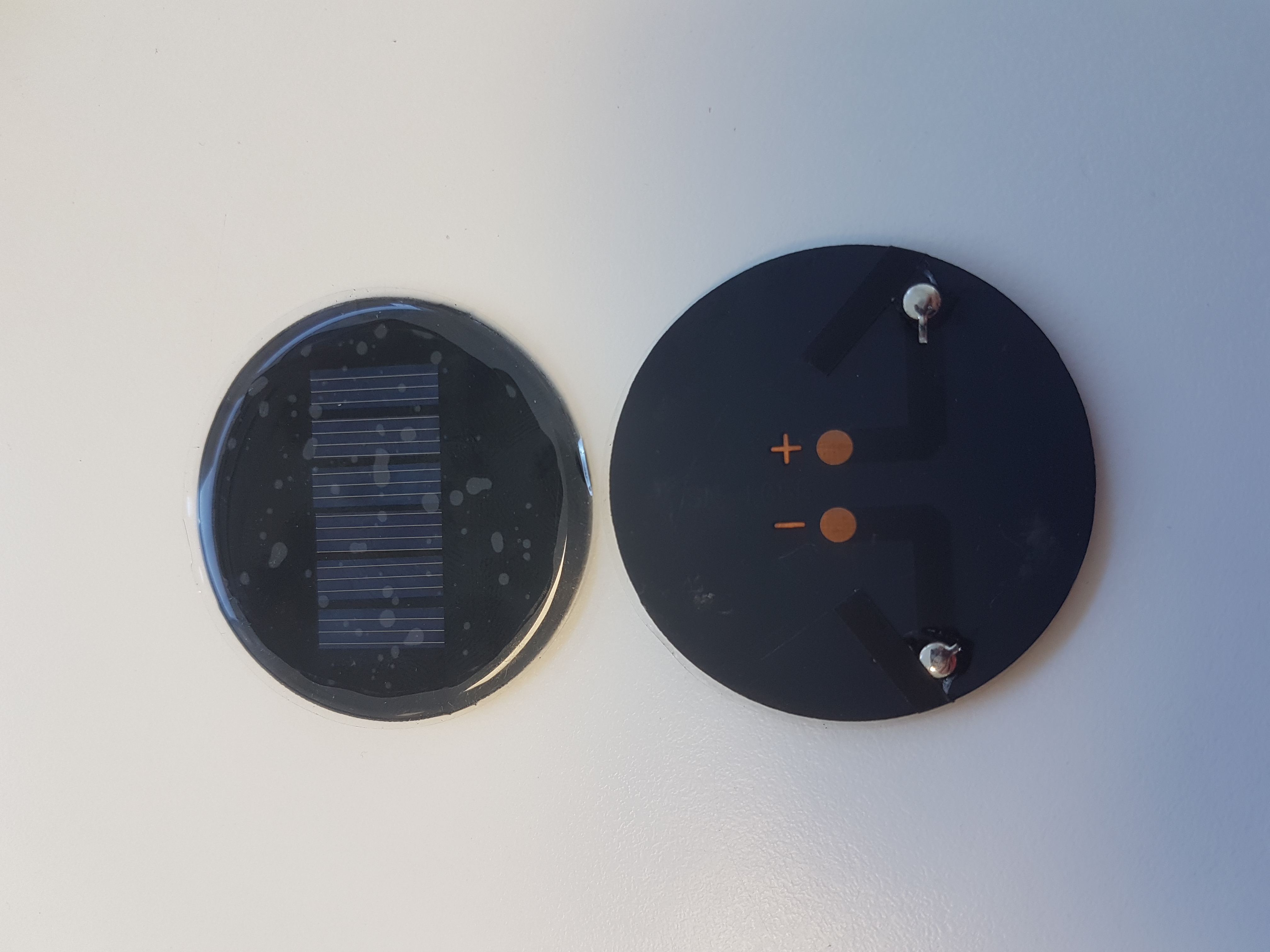 Solarzelle / rund