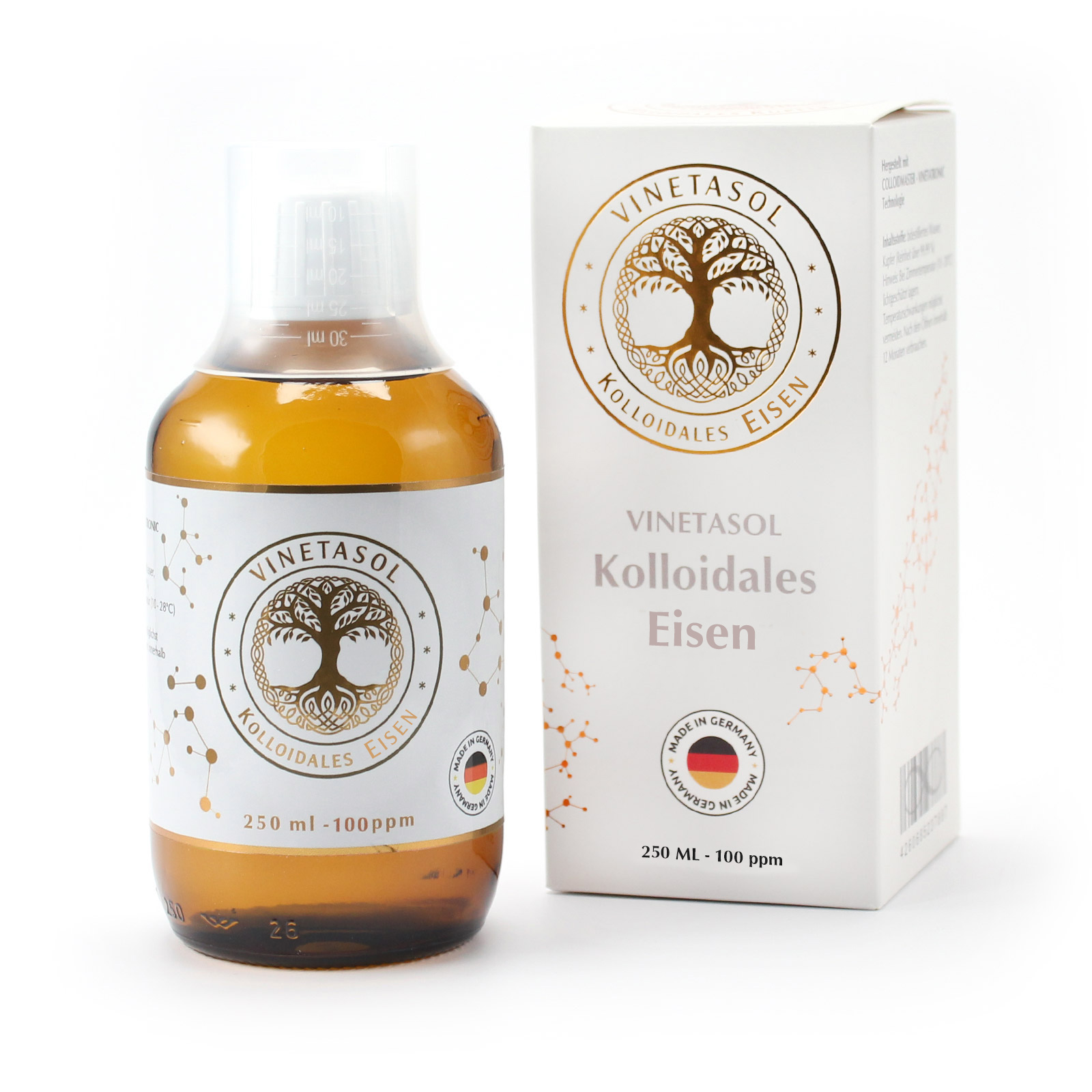 VINETASOL - Kolloidales Eisen 100 ppm / 250 ml
