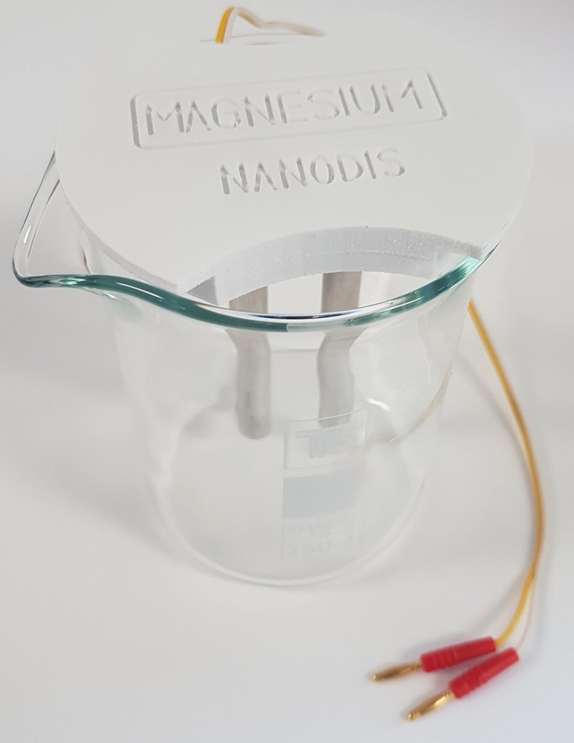 Elektroden Set Magnesium Maxi / inkl. Becherglas / Sonderpreis