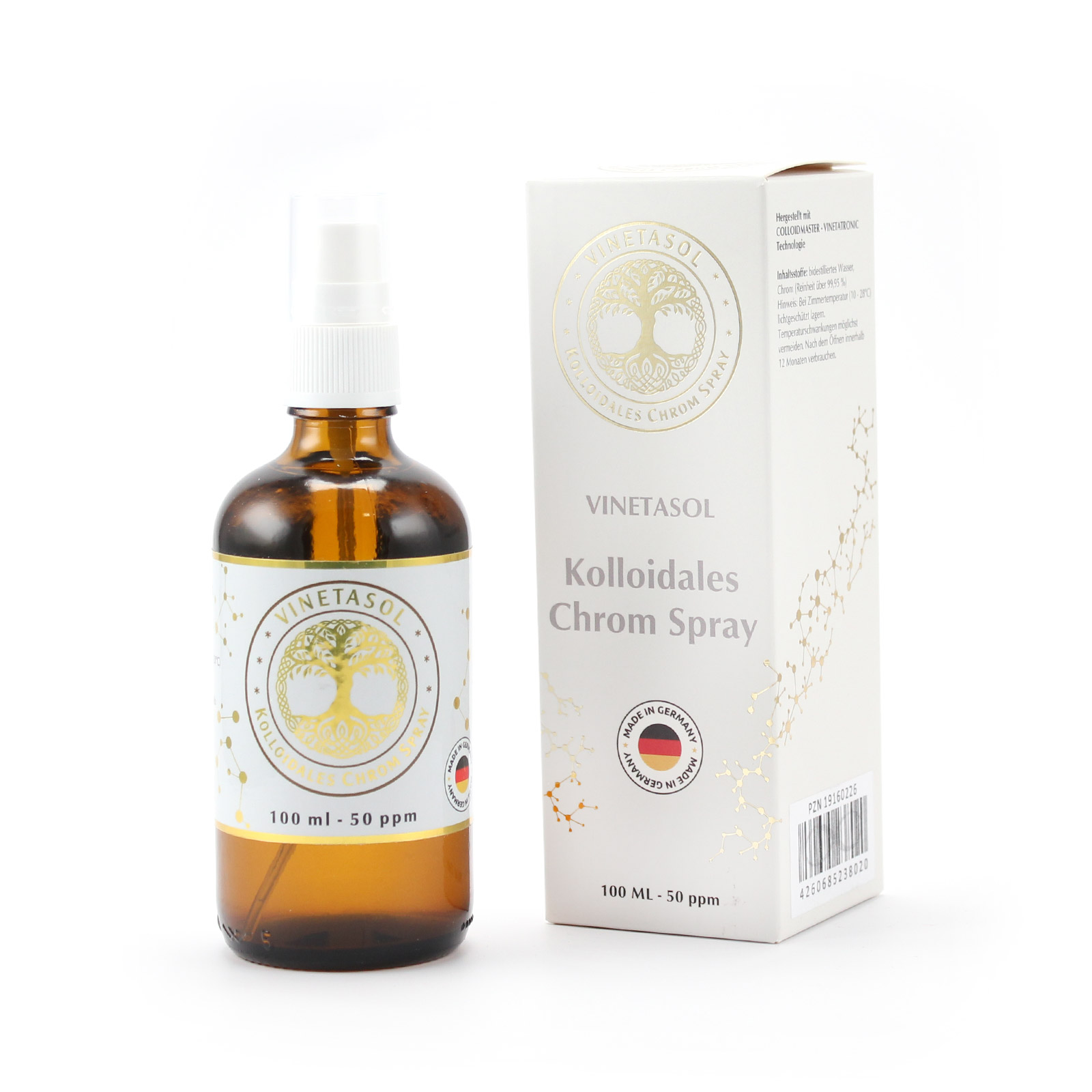 VINETASOL - Kolloidales Chrom 50 ppm / 100ml Spray