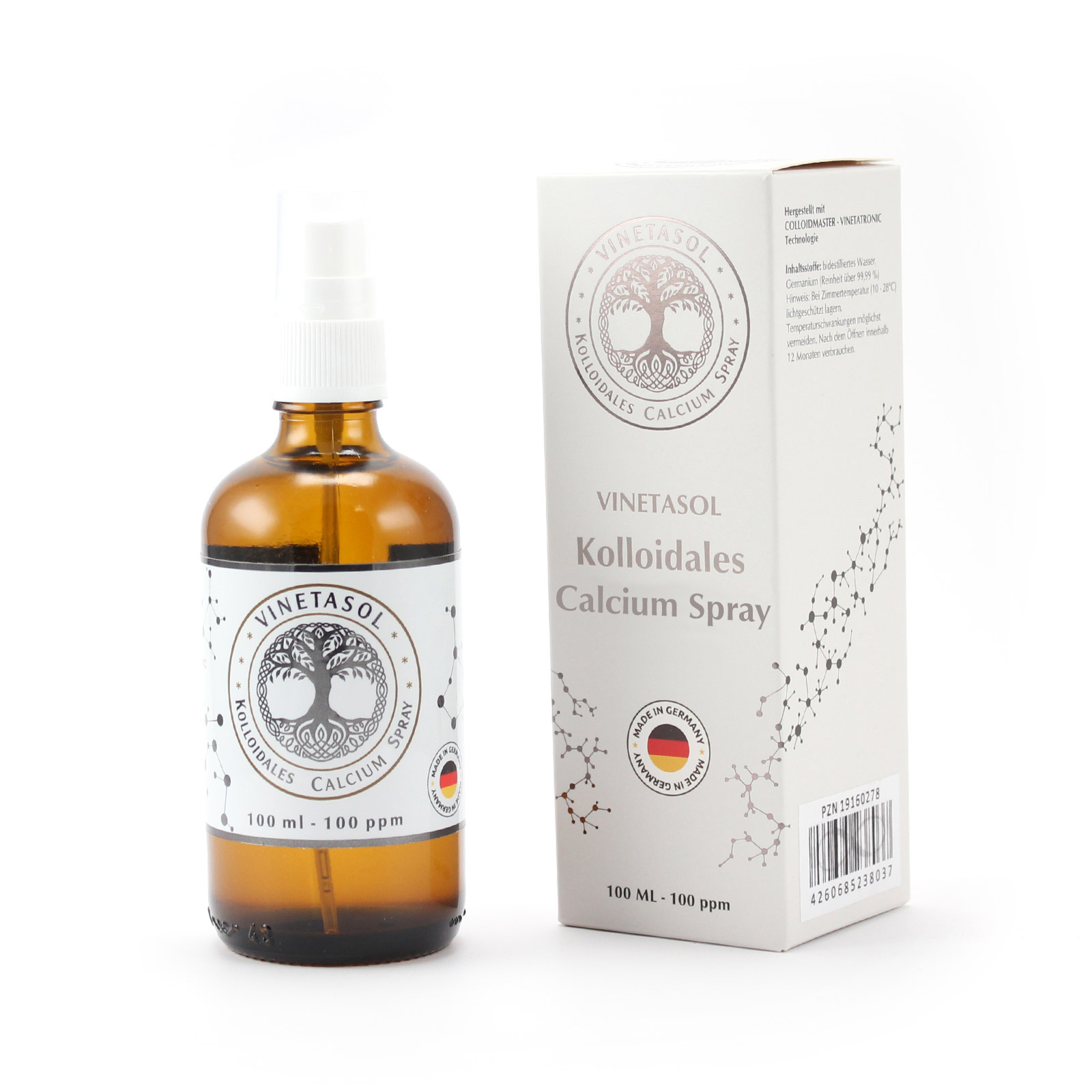 VINETASOL - Kolloidales Calcium 100ppm / 100 ml Spray