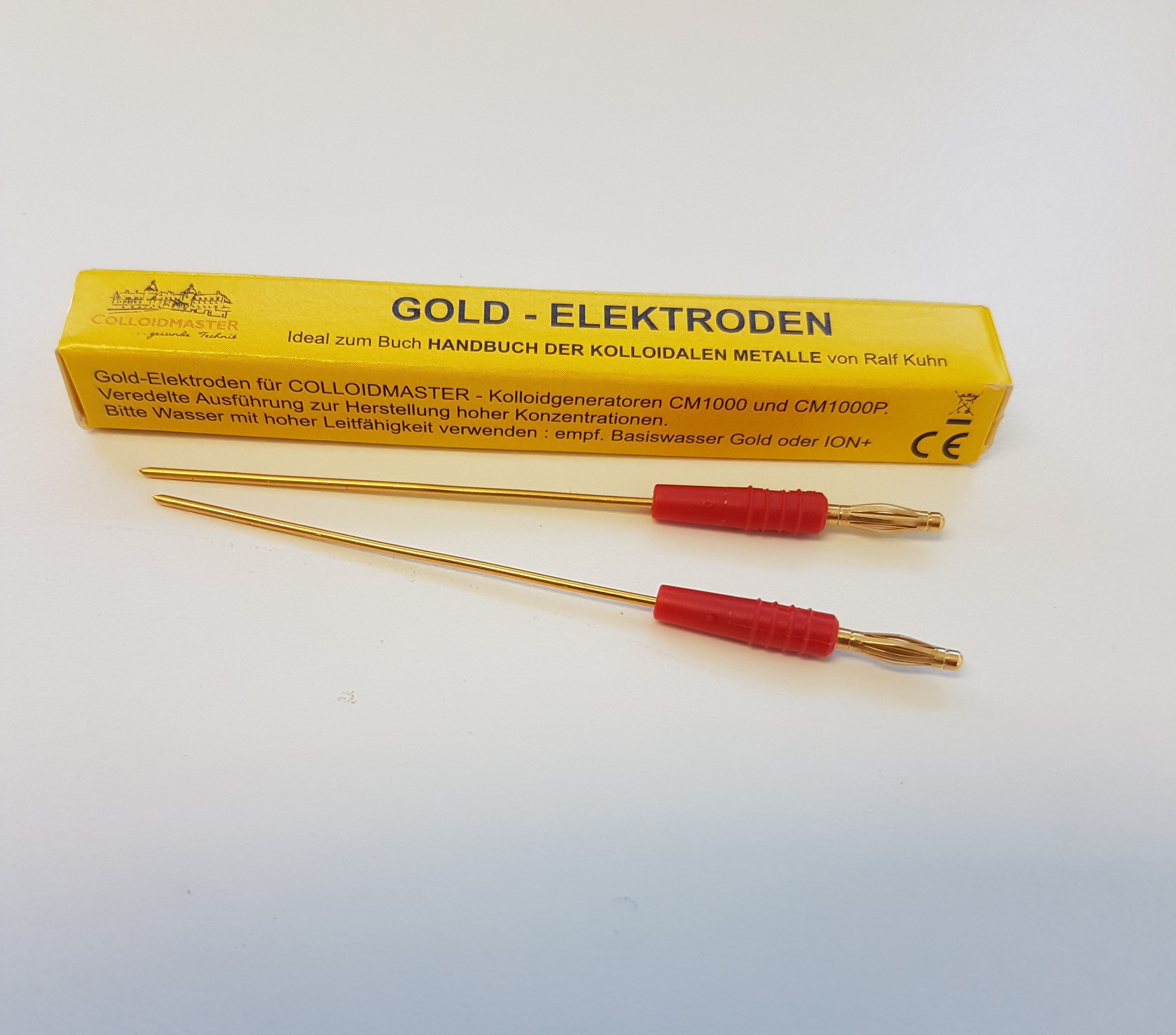 Gold Elektroden Set 99.99% (1mmx55mm) Feingold